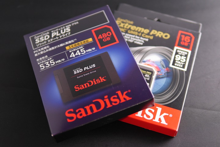 SanDisk SSD PLUS SDSSDA-480G-J26箱