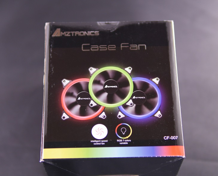 AMZtronics 12cm RGBカラー ファン箱