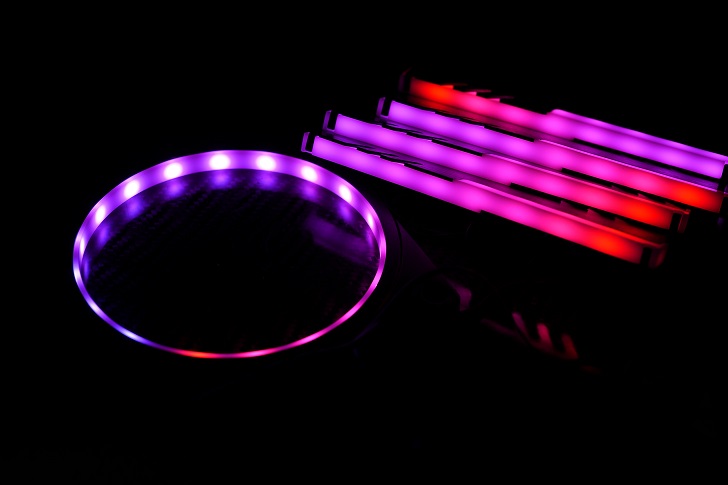 EASYDIY RGB LEDファンフレーム 120mmファン用を光らせる、その5
