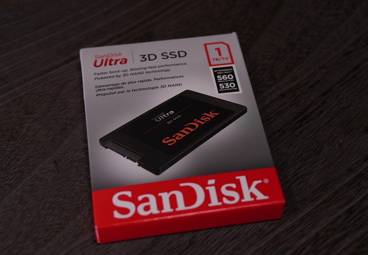 SanDisk Ultra 3D 1TB開封、その1